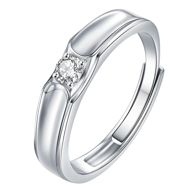 喜鉆生日禮物鉆戒鉆石男戒結(jié)婚鉆石戒指鉑金男戒送男友送老公