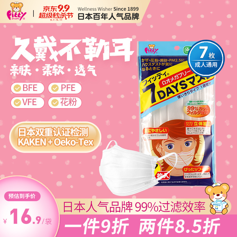 菲蒂(Fitty)一次性口罩的价格走势及品质评测