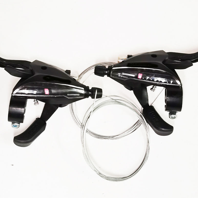 山地车自行车变速器手拨指拨27速24速21速手变把变速把连体指拨 27速