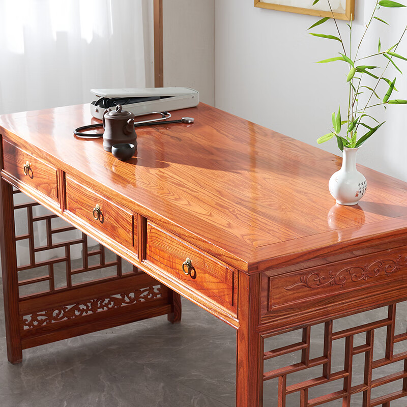 妙普乐中医馆诊断桌 中医馆诊桌实木书桌中式仿古办公桌写字台诊断