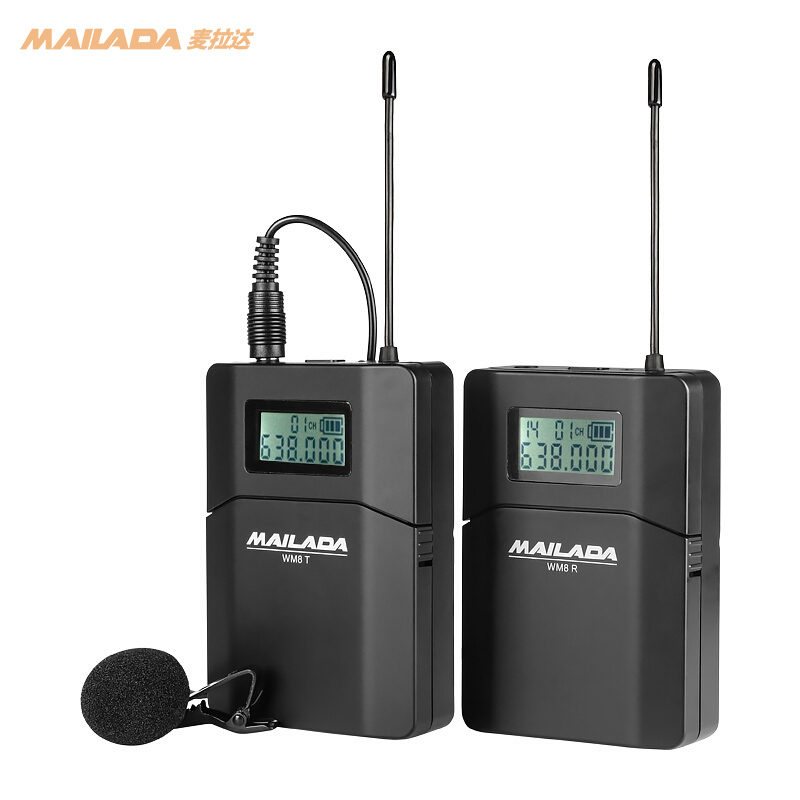 麦拉达(mailada wm8手机直播无线麦克风小蜜蜂采访收音器电脑录音