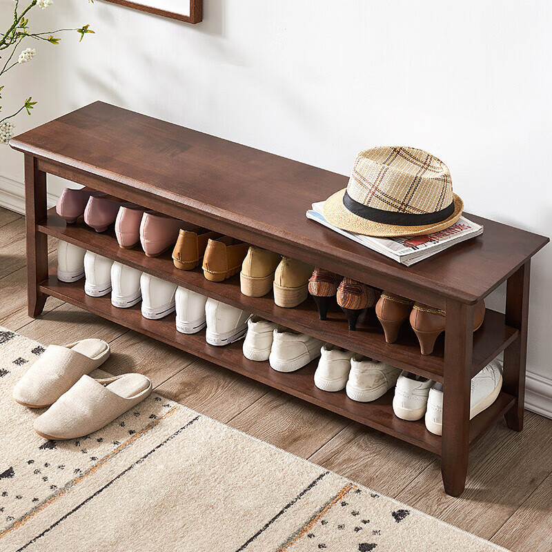 家逸实木门口换鞋凳家用简约现代长凳子北欧床尾凳可坐鞋凳式鞋柜属于什么档次？