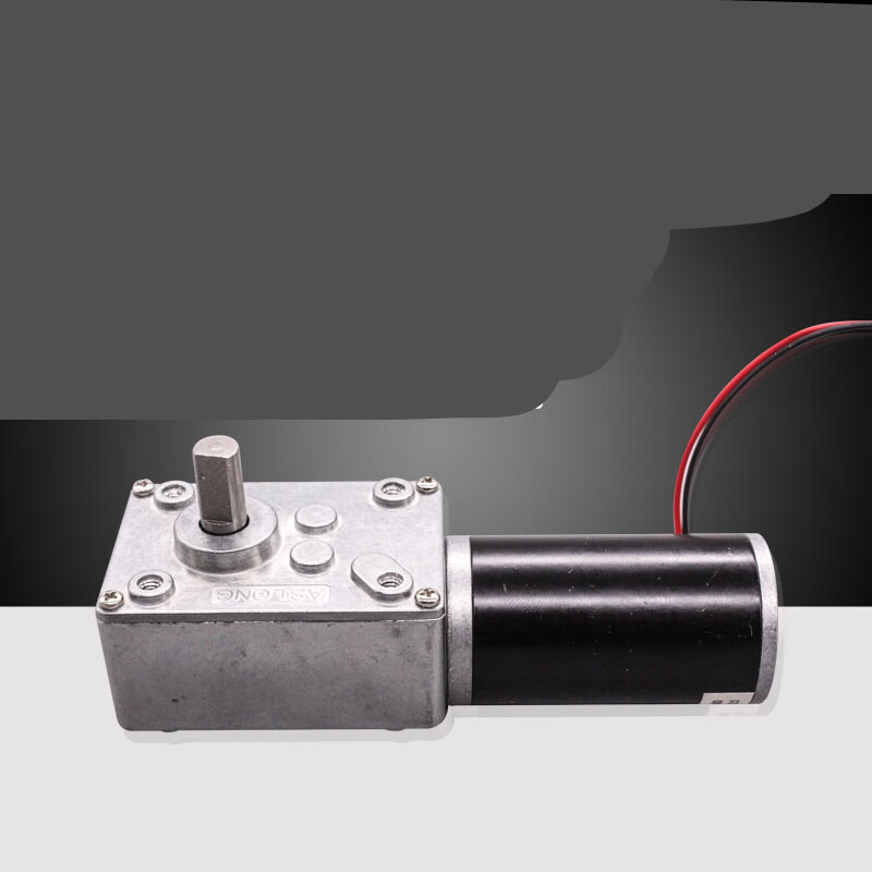 定制a58sw31zy涡轮蜗杆减速电机微型直流马达 大扭矩机器人马达