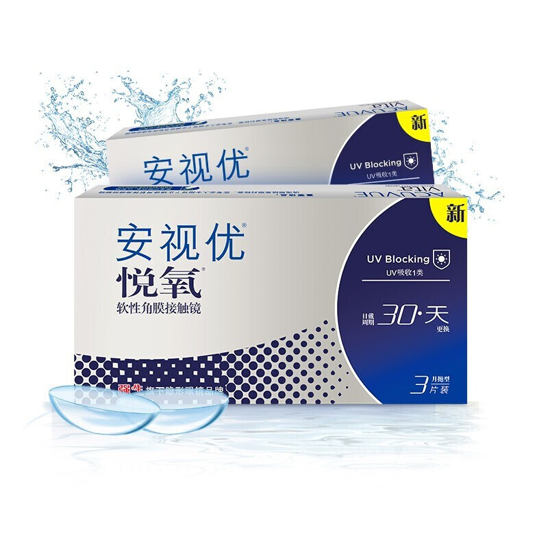 强生安视优硅水凝胶透明隐形眼镜价格走势及推荐