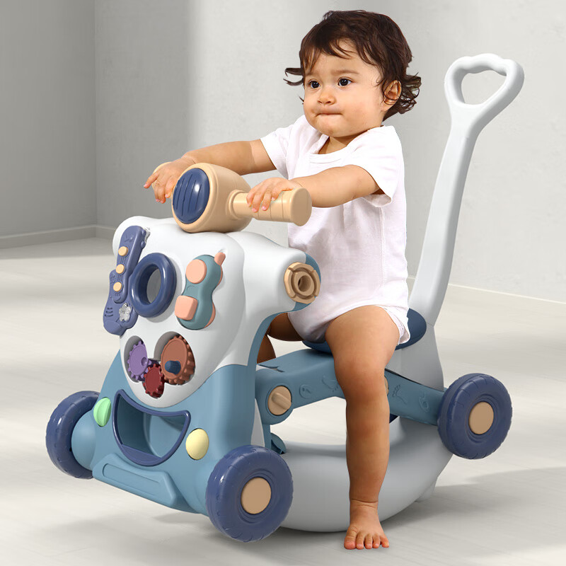 贝思迪婴儿童宝宝玩具0-1岁早教七合一学步车扶站防侧翻转弯学走路神器