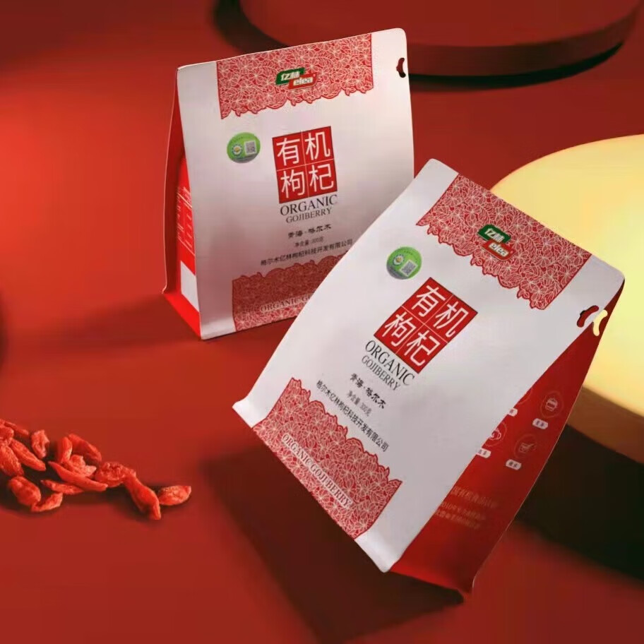 亿林青海柴达木免洗无熏染大颗粒有机红枸杞干嚼泡水30g*10小袋 300g一包装