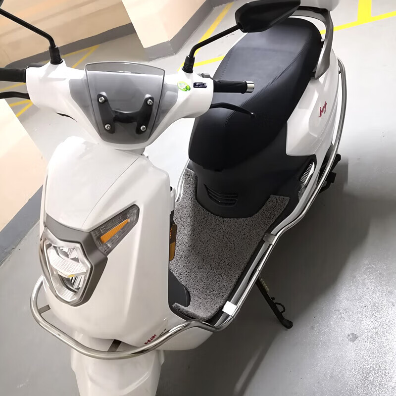 汇蔻适用豪爵踏板车hj125t-33-35萌哥萌妹摩托车保险杠304保险杠护杠