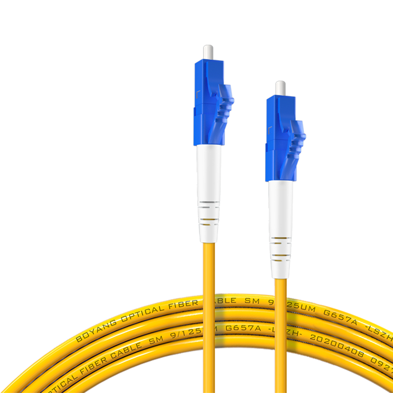 博扬boyang电信级光纤跳线lclcupc2米单模单芯Φ30跳纤网线光纤线收发