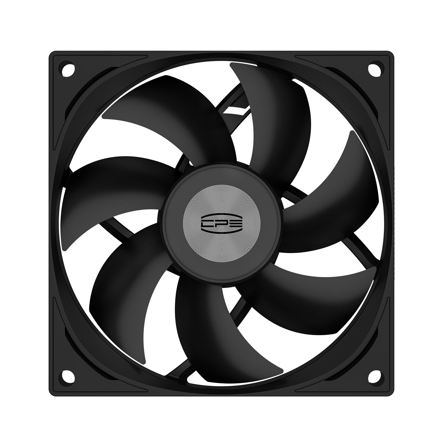 超频三（PCCOOLER）风刃 T90 BK 黑色无光 9CM机箱风扇（PWM/液压轴承/适用CPU散热器改装/9025规格）
