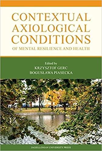 预订contextual axiological conditions of mental resilience and