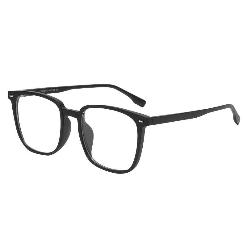 恋上防蓝光防辐射眼镜男女款电脑护目镜TR平光眼镜手机眼镜框 黑色