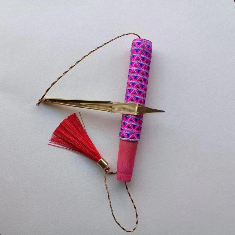 牧笙苗族口弦少数民族乐器云南口琴 纯手工制作音色好 卷口口弦