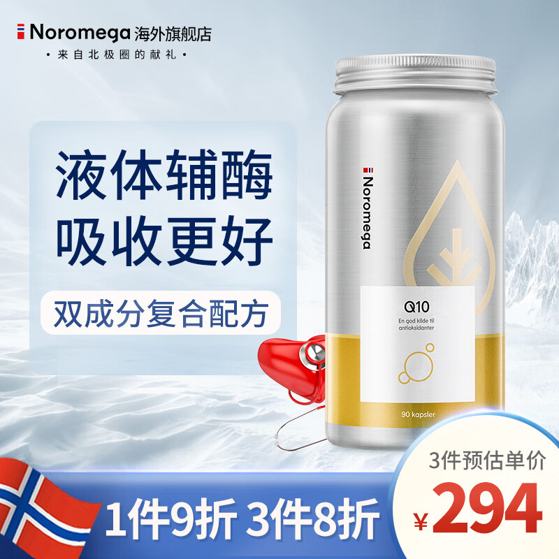 Noromega辅酶Q10软胶囊价格走势及评测