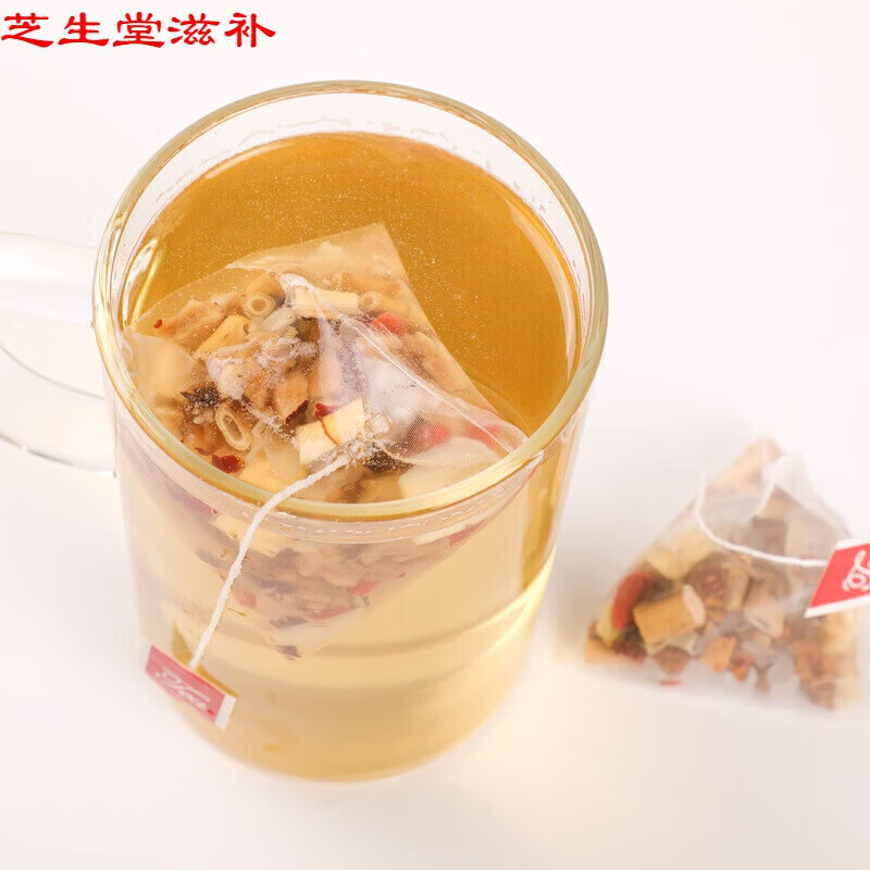 京诗悦50包竹蔗茅根雪梨茶夏季清凉甘甜免煮广式袋泡茶包雪梨 1袋10包竹蔗茅根雪梨茶12