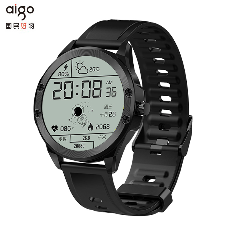 aigo FW05智能手表为何戴在手上绿色心率监测灯一直在闪，就不能设置成半小时过一小时测一次吗？