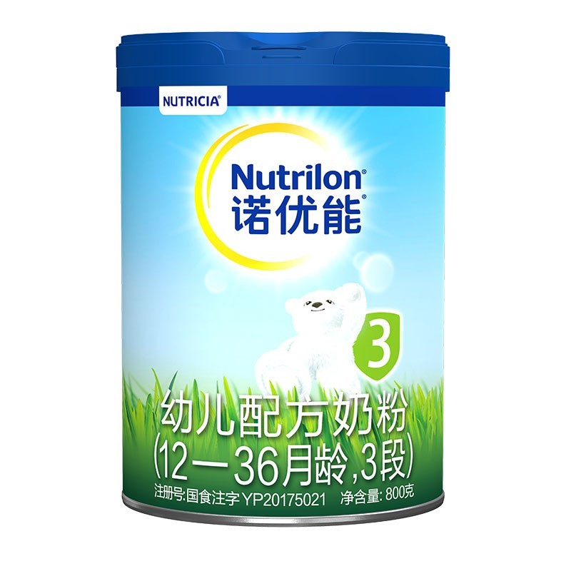 诺优能pro(nutrilon 幼儿配方奶粉(12—36月龄,3段)800g