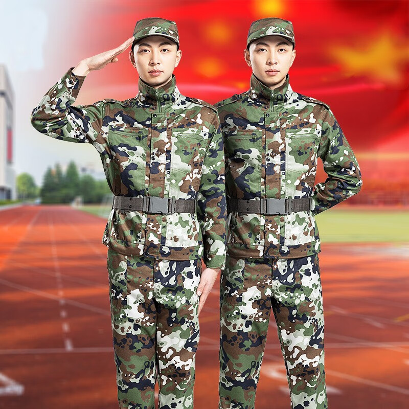 服军训服训练服耐磨透气工作服装大学生军训体能服套装工地服装劳保服