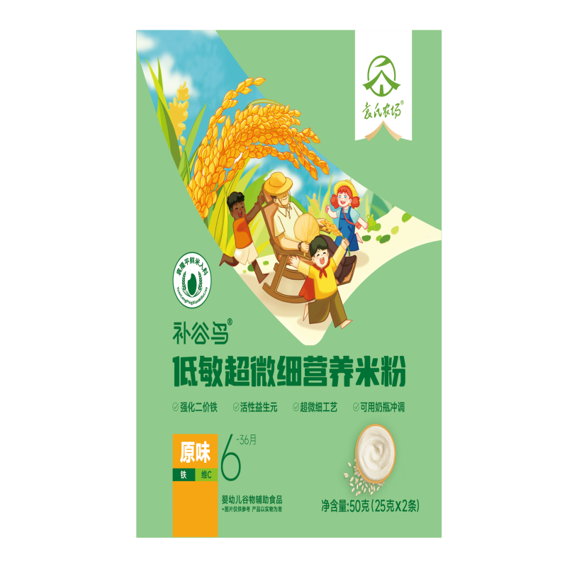 plus��Ա��Ԭ��ũ������Ӥ�׶��׷۳���װ����ԭζ6�������ϱ�����ʳ����װ50g