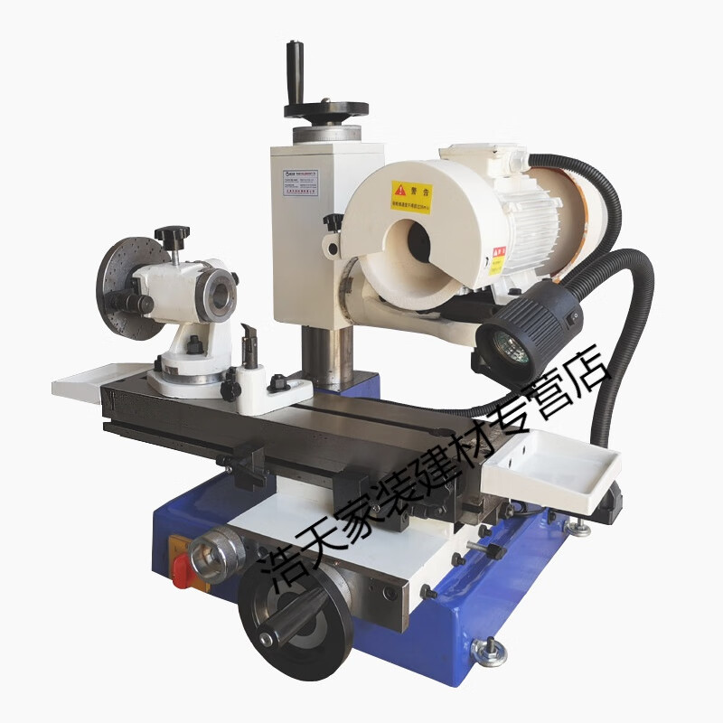 施韵令多功能台式小型平面磨床滚刀铰刀磨刀机600f车刀线轨工作台 600