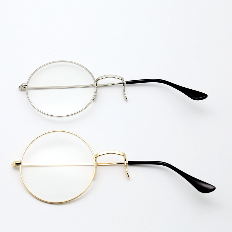 蒂霏祯 单片眼镜顾昀单边框lolita怪盗基德二次元墨镜复古单个眼 金框