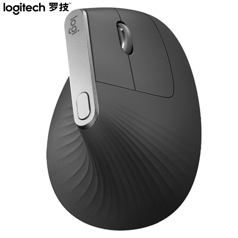 罗技（Logitech） MX Vertical 无线垂直鼠标 蓝牙鼠标 人体工学设计 可充电 灰色