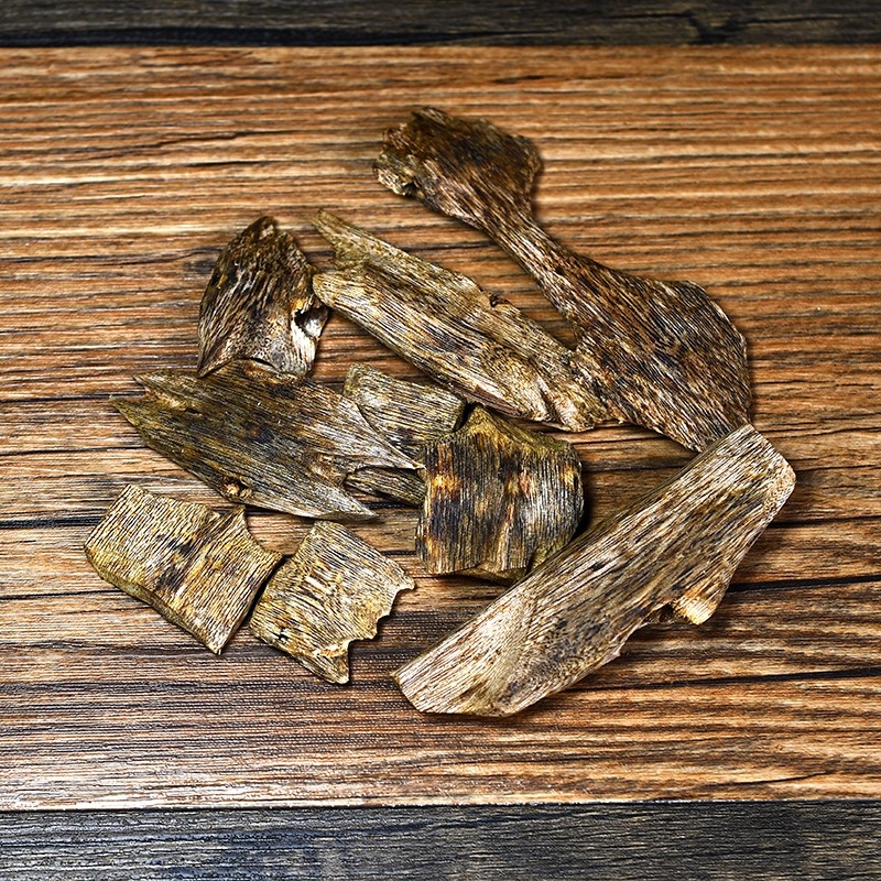 帛灵 白奇楠沉香木原木料老料 天然虫漏沉水绿棋楠 香薰安神助眠 家用