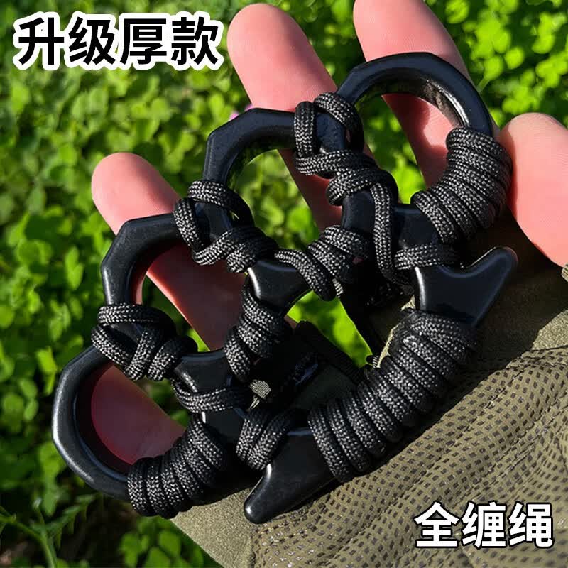 浙睿防身指虎刀战术装备手指虎拳刺带刺便携合法随身自卫 玲珑指虎