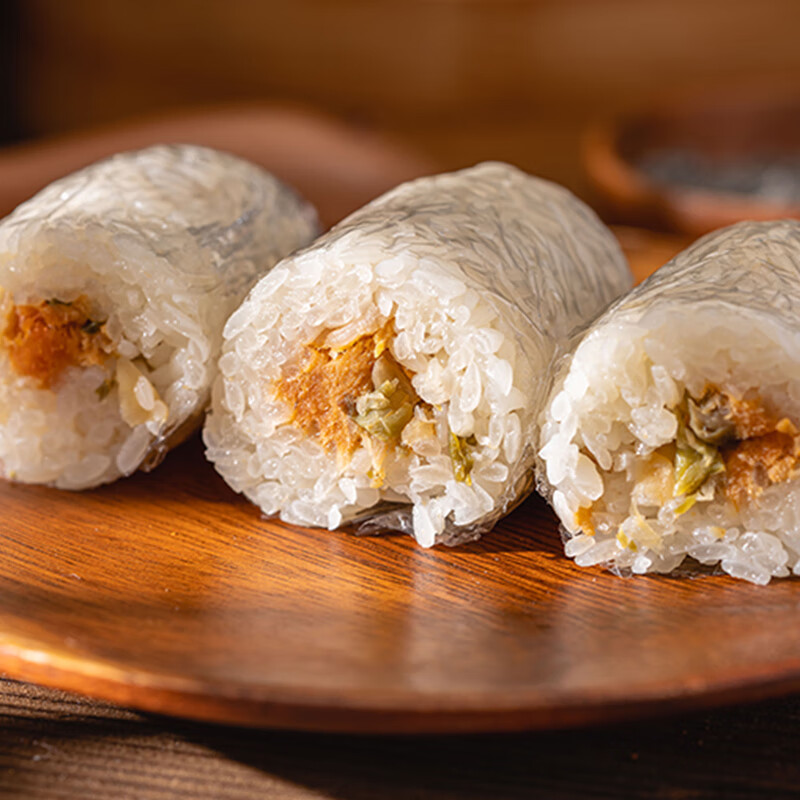 乌江榨菜粢饭团糯米即食速冻方便米饭冷冻早饭 油条肉松饭团6个 1