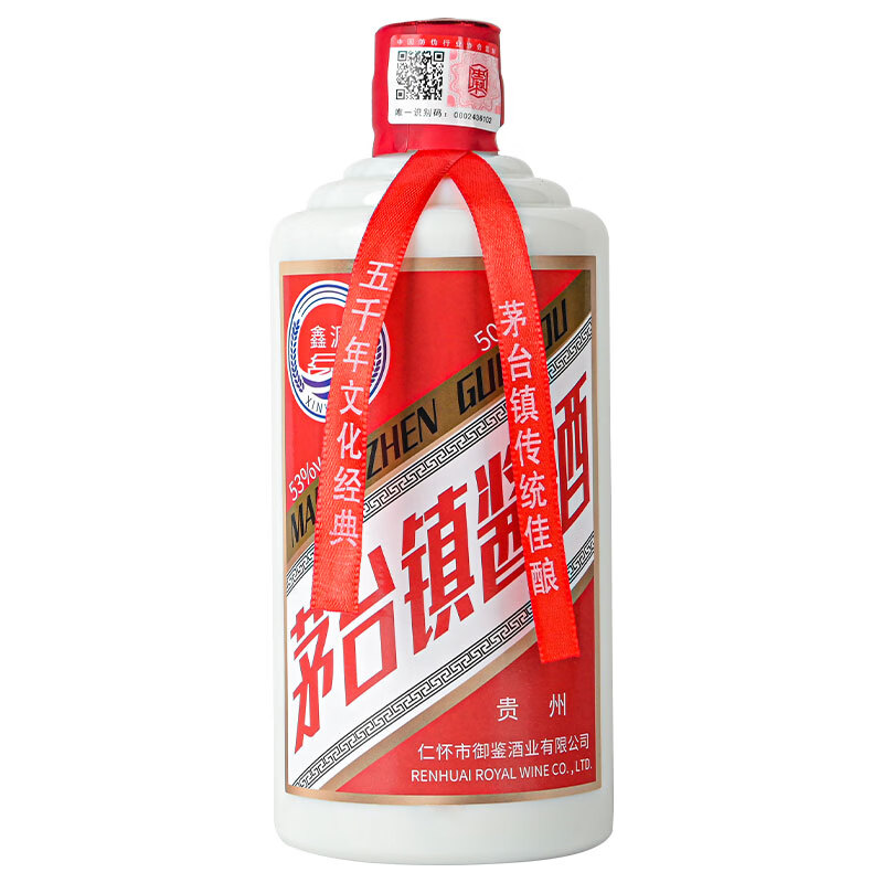 鑫源遵义茅台镇酱酒53度酱香型高度粮食白酒500ml整箱6瓶装 整箱6瓶装