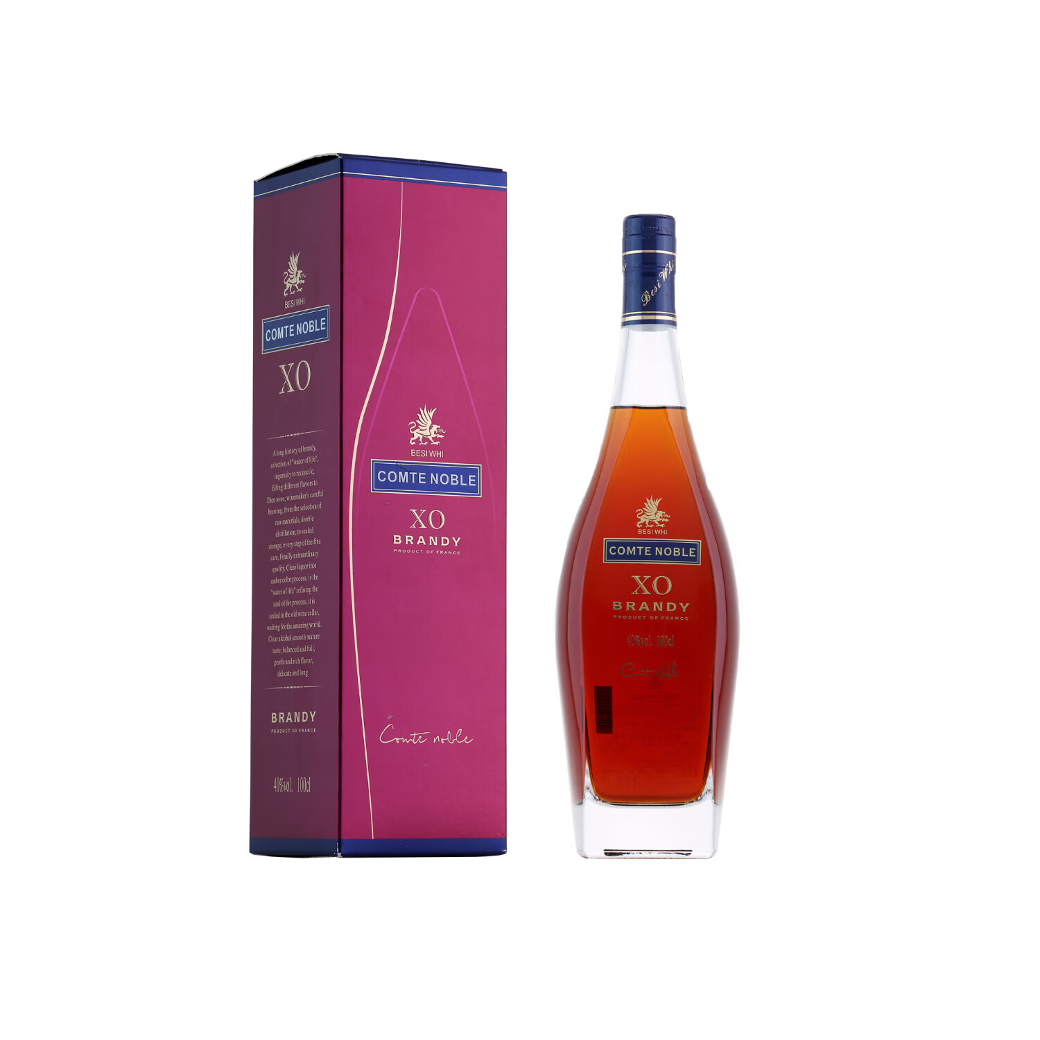 besi whir伯爵 至尊xo白兰地 1l 法国进口 1l 1瓶