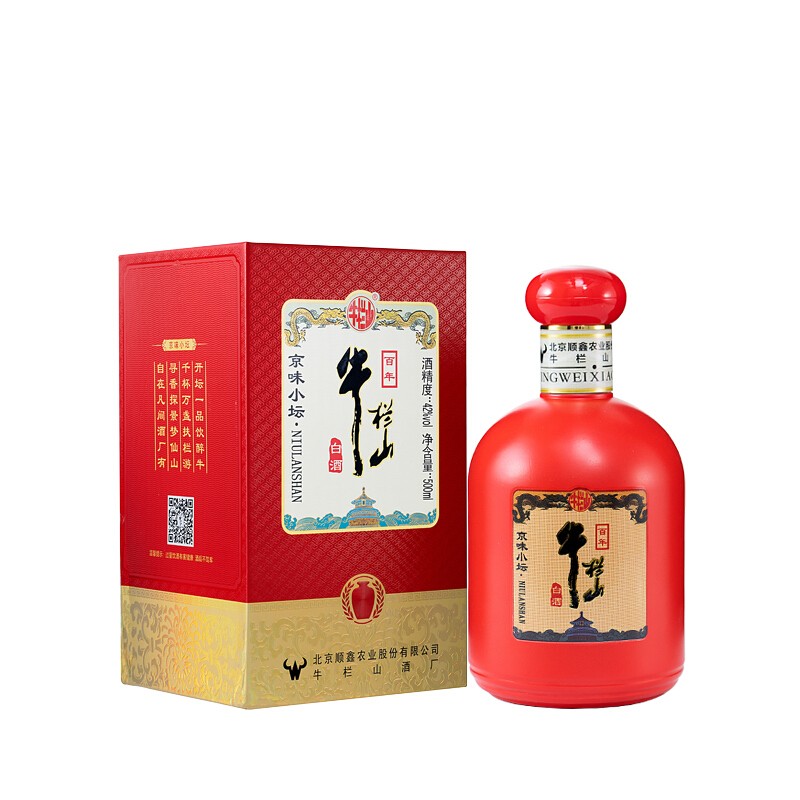 牛栏山(niulanshan)百年牛栏山二锅头浓香型白酒 京味小坛红瓶42度