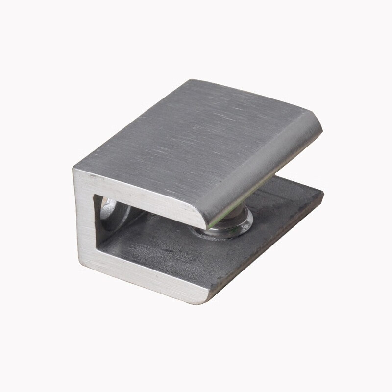 摩滋达(mozida)304不锈钢玻璃夹免开孔层板夹固定件玻璃卡槽卫浴玻璃