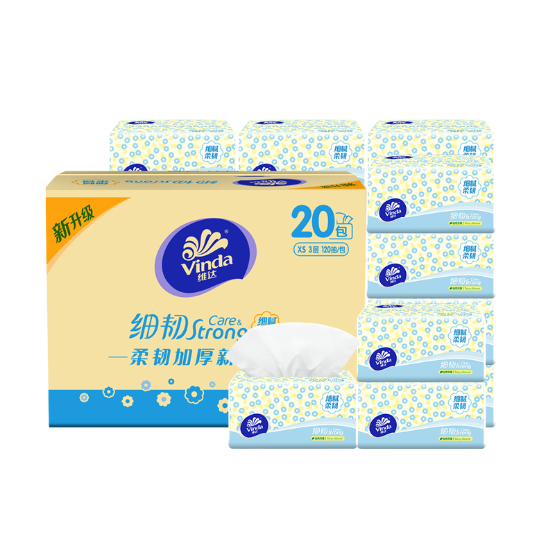 Vinda/ά�� ϸ��120�� ��ֽ 3��XS�� 20�� 24.44Ԫ