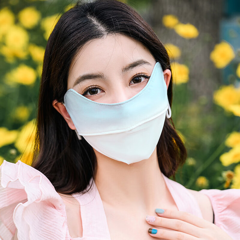达芬奇密码 全脸防晒面罩女夏季冰丝透气