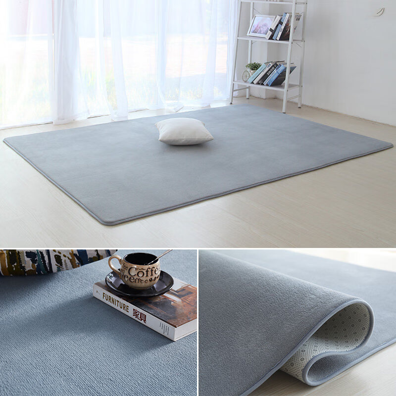 凤倪加厚隔音垫子钢琴架子鼓麻将桌卧室满铺短绒客厅茶几地垫家用