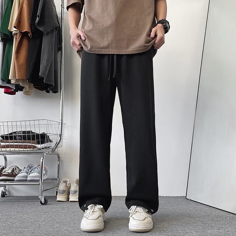 郡纬春夏190瘦高个男生加长裤子加长版大长腿版阔腿春秋季散口脚子长