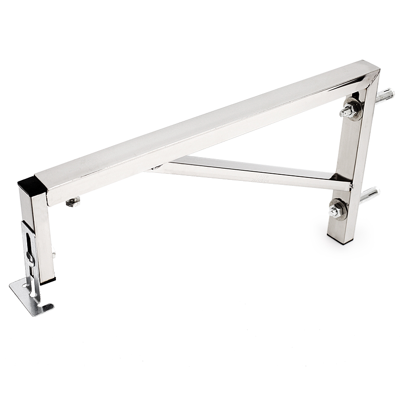 仁聚益不锈钢伸缩方管大理石台面洗手盆固定三角支架托架可调节支撑架