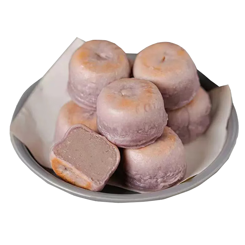 九度七紫薯芋泥饼传统面包糕点早餐宿舍休闲办公室零食小吃