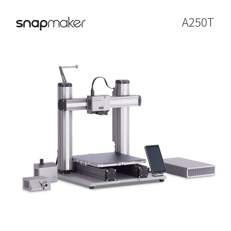 SNAPMAKER 2.0智能化三合一3D打印机激光雕刻 CNC雕刻多功能机 A250T 官方标配三合一