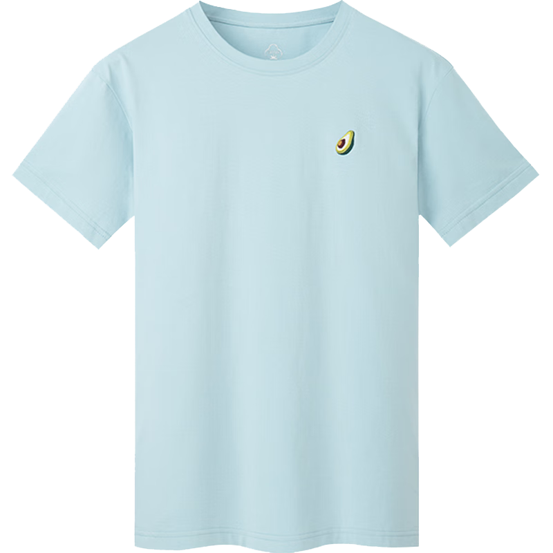 骆驼三防纯棉T恤男女士圆领透气弹力宽松户外运动休闲情侣短袖夏季 M13BAQR045黑色，男女同款 L