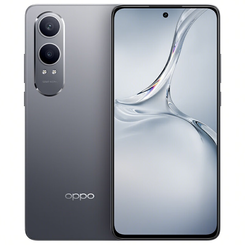 OPPO K12x 5G 80W超级闪充 5500mAh超大电池 四年久用流畅 直屏骁龙智能学生手机 12GB+512GB 钛空灰