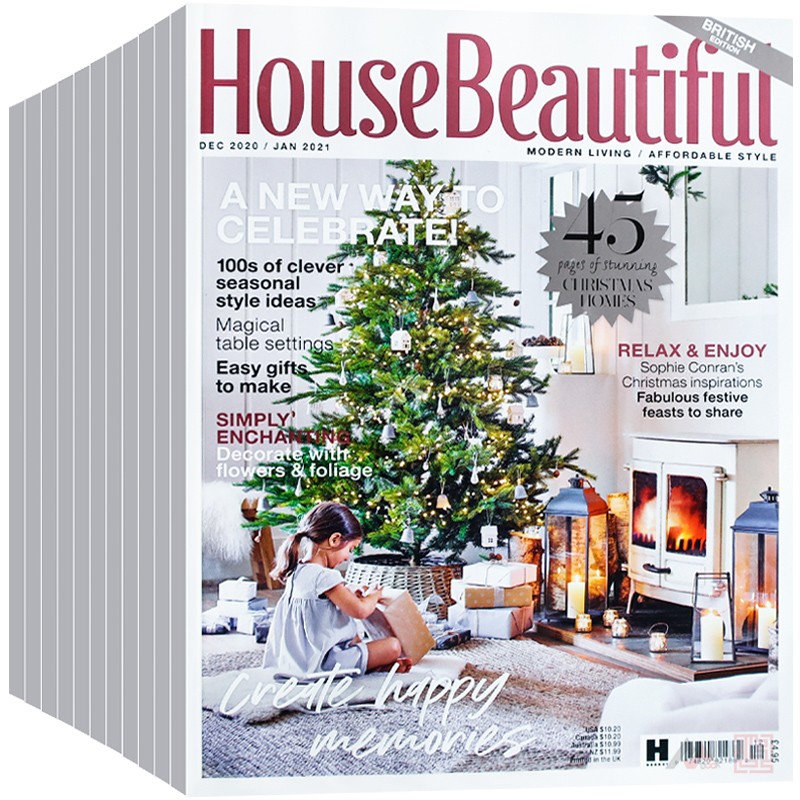 英国HOUSE BEAUTIFUL杂志 订购2023年11期 E37 住宅别墅 家具空间室内家装设计杂志
