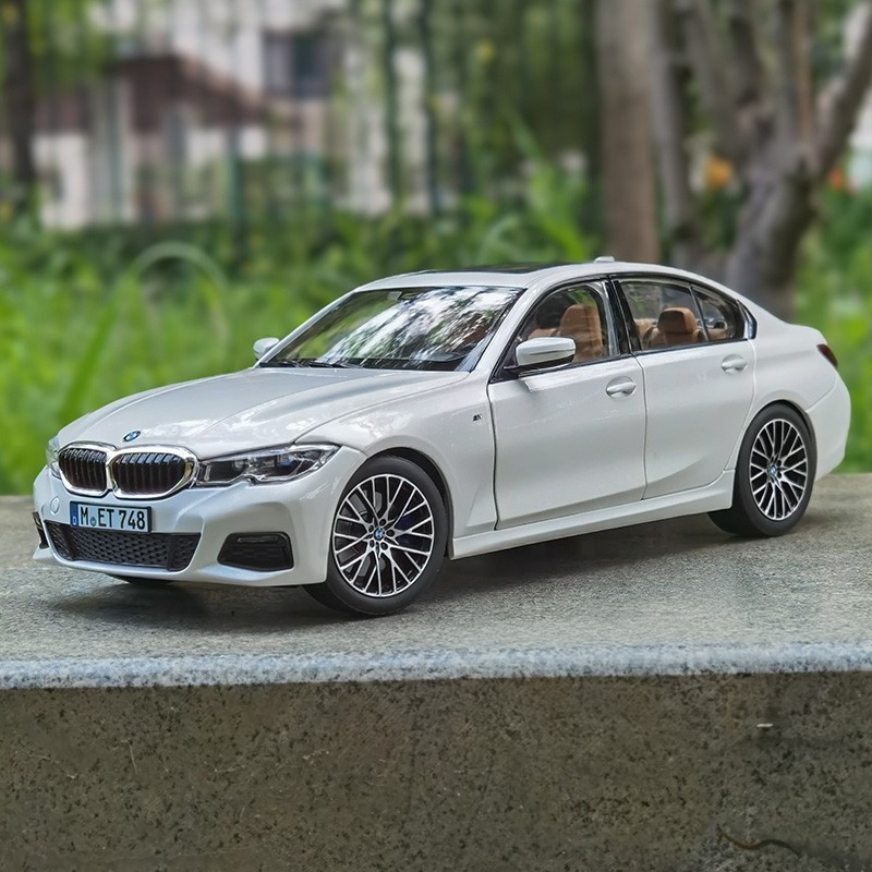 跃纪生 诺威尔 1:18 宝马新3系g20 330i 2019年 宝马3合金汽车模型