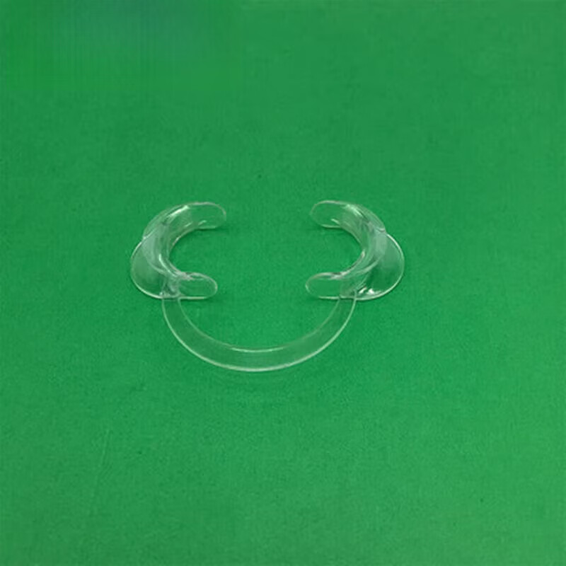 牙科开口器c型透明扩口器 m型带镜张口器 牙齿美白专用撑口工具 c型