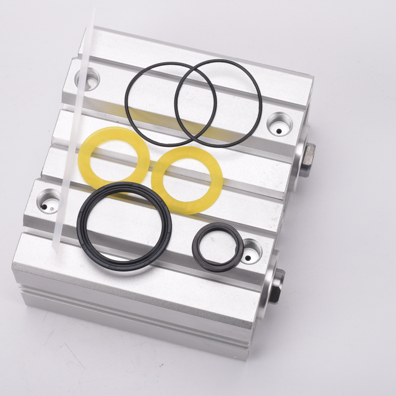 施韵令气缸维修包密封圈气动配件尘圈活塞圈套气缸 sda 16缸径维修包