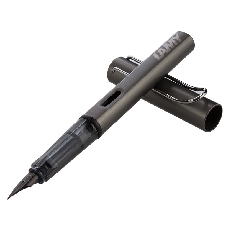 凌美（LAMY） 钢笔LX系列墨水笔时尚办公签字笔 深空灰EF尖（不含吸墨器）