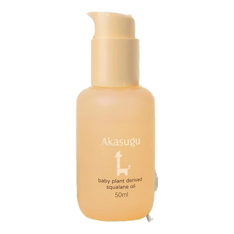Akasugu爱舒屋新生婴儿抚触油50ml宝宝专用全身按摩精油角鲨烷润肤油 婴儿角鲨烷抚触油50g