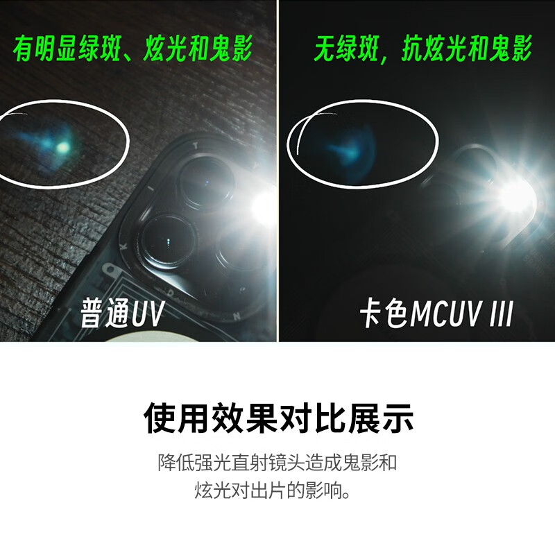 卡色(Kase)三代uv镜 MCUV三代滤镜高清高透光无暗角0.1%低反射率 抗炫光抗鬼影防污防水防刮相机镜头保护镜 【裸镜般出色画质】77mm