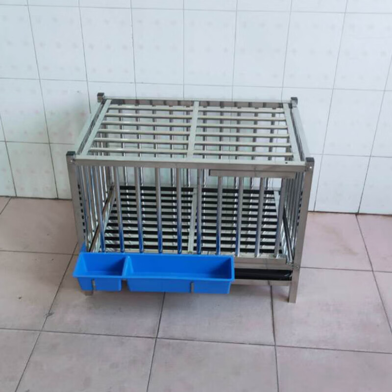 hkml加厚满焊双层不锈钢鸡笼家用大号多层鸡舍兔笼子养殖养鸡笼 一层