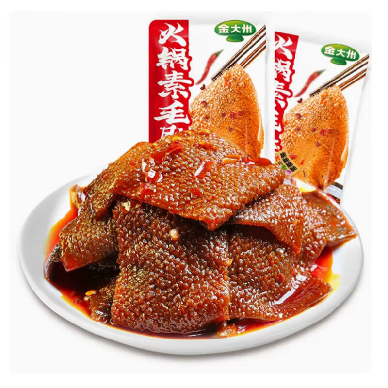 金大洲金大洲火锅素毛肚香味散称零食 四川小吃 香辣半斤